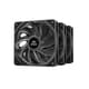 Ant Esports Darkflow Black Cabinet Fan (Triple Pack)